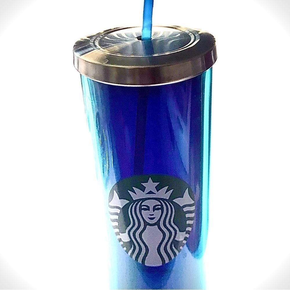 Starbucks 2022 Summer Release Green Cold Cup with Sequins on top